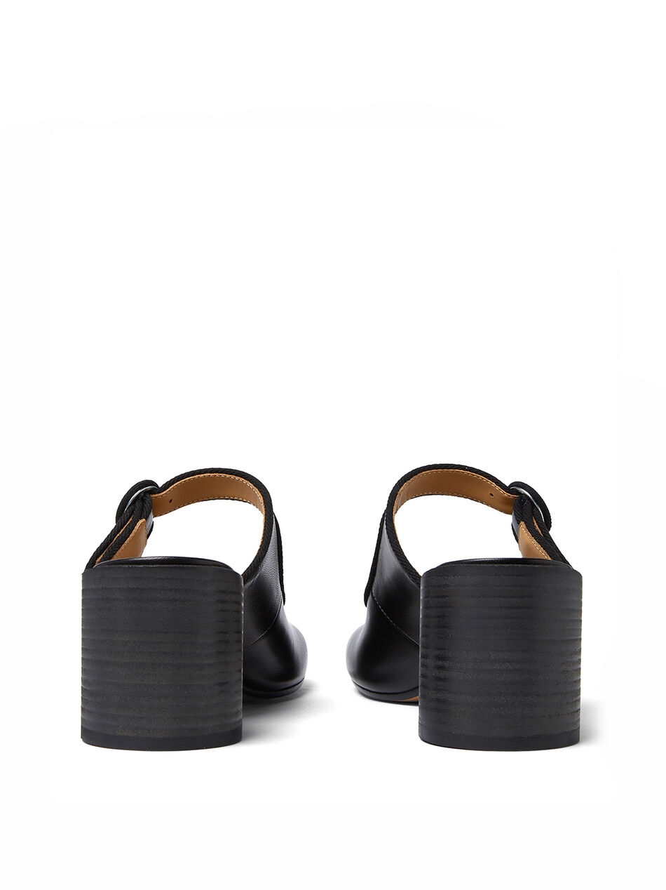 Scarpe Mary Jane Mules nere