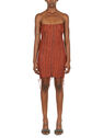 Isa Boulder Expandable Bustier Dress Brown flisa0250007brn