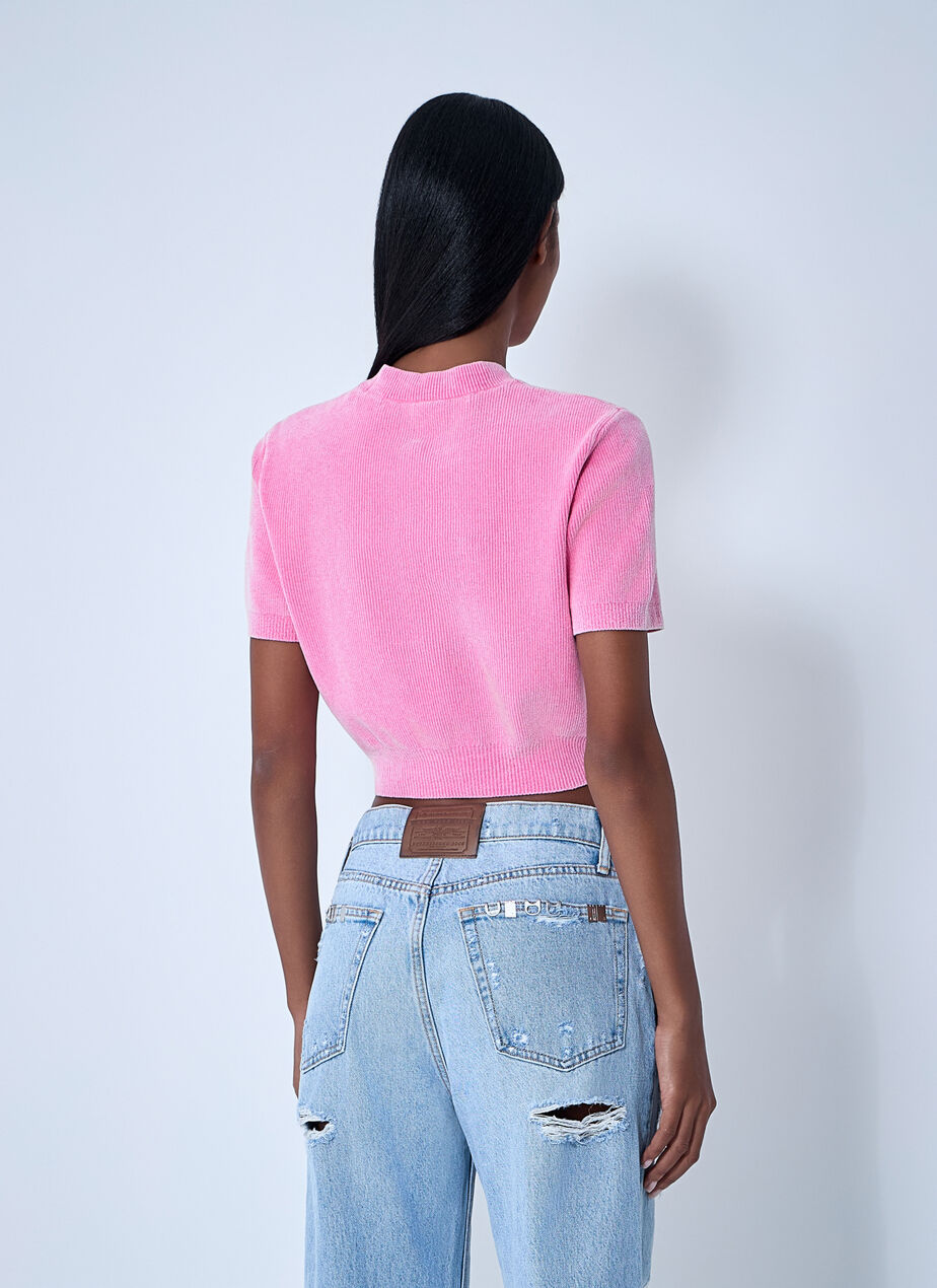 Logo Motif Knitted Top