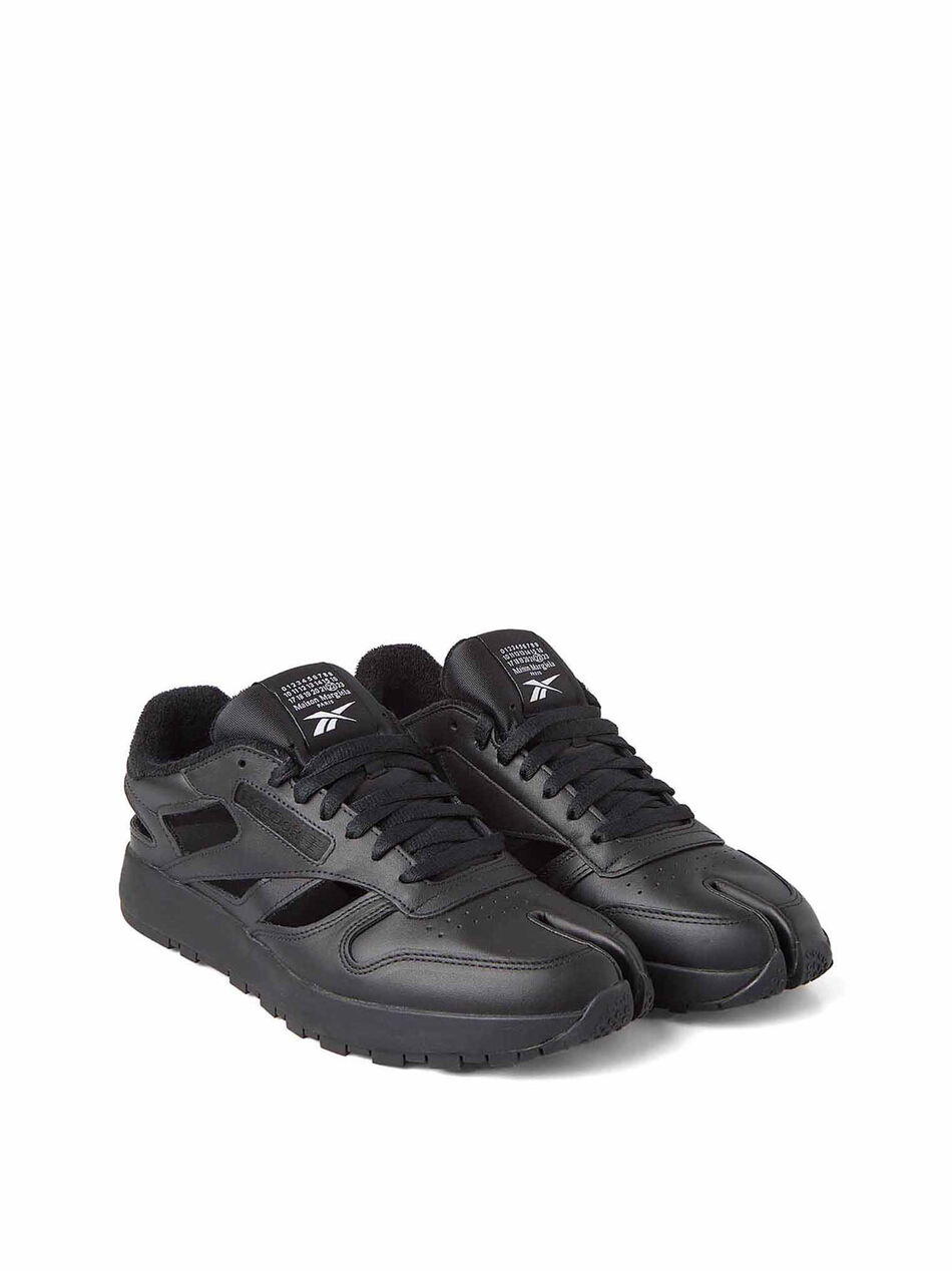 Classic Leather DQ Sneakers in Black