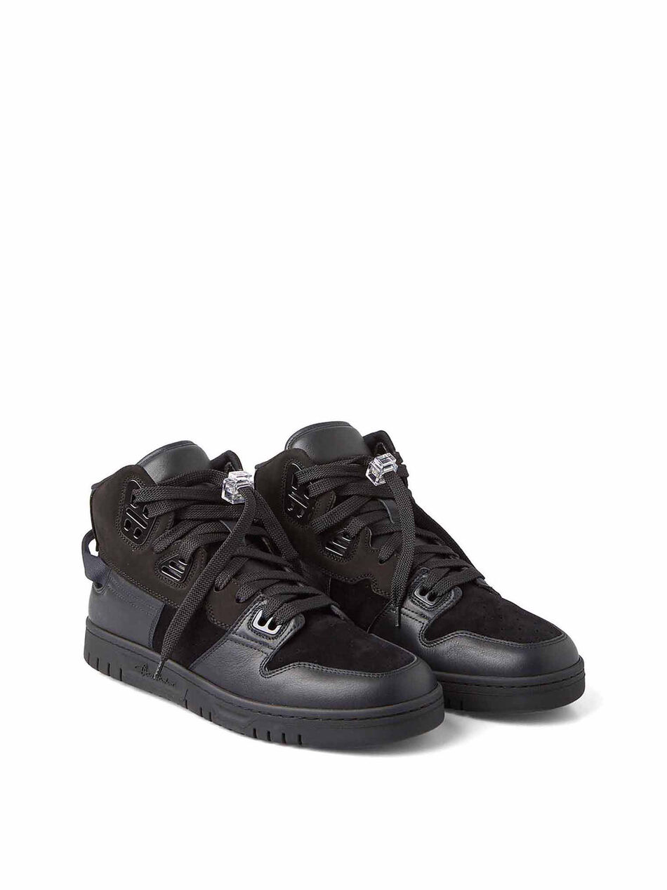 High Top Black Sneakers