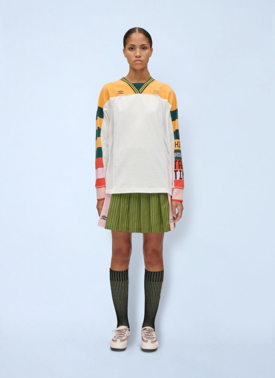 Contrast Panel Sweatshirt