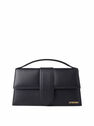 Jacquemus Le Bambinou Handbag in Black Leather Black fljac0248065blk