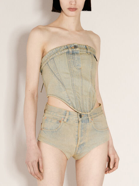 Denim Corset
