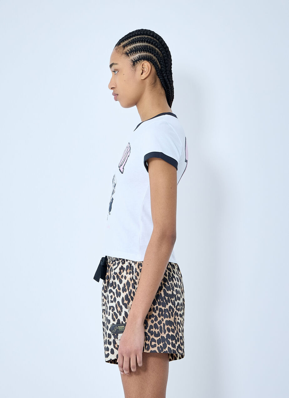 Witch And Logo Print T-Shirt