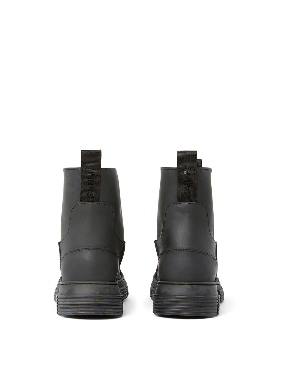 Black Rubber Country Boots