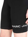 Marc Jacobs Pantaloni Corti Sportivi con Logo Nero flmcj0247017blk