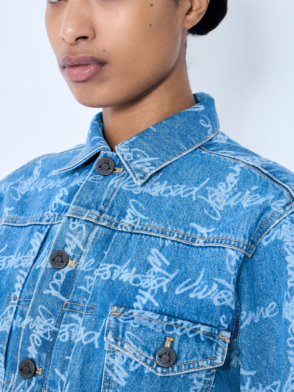 Marlene Cropped Denim Jacket