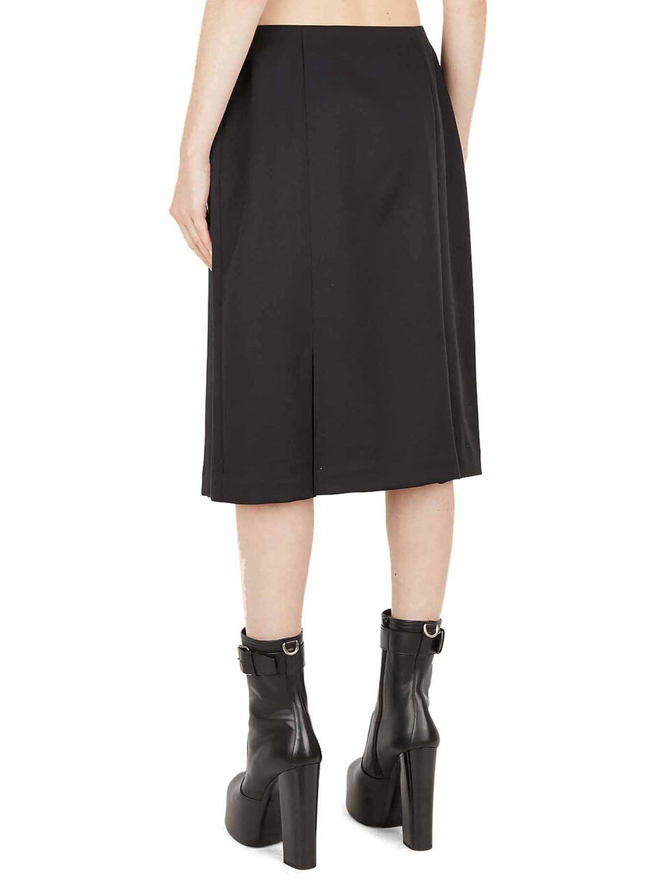 Black Pleated Skirt