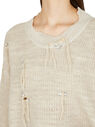 Acne Studios Distressed Sweater Beige flacn0250029gry