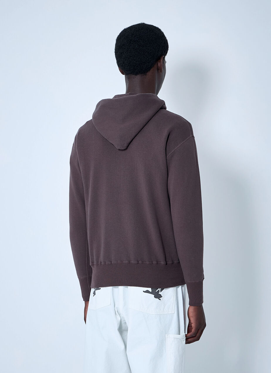 Logo Motif Hooded Sweatshirt