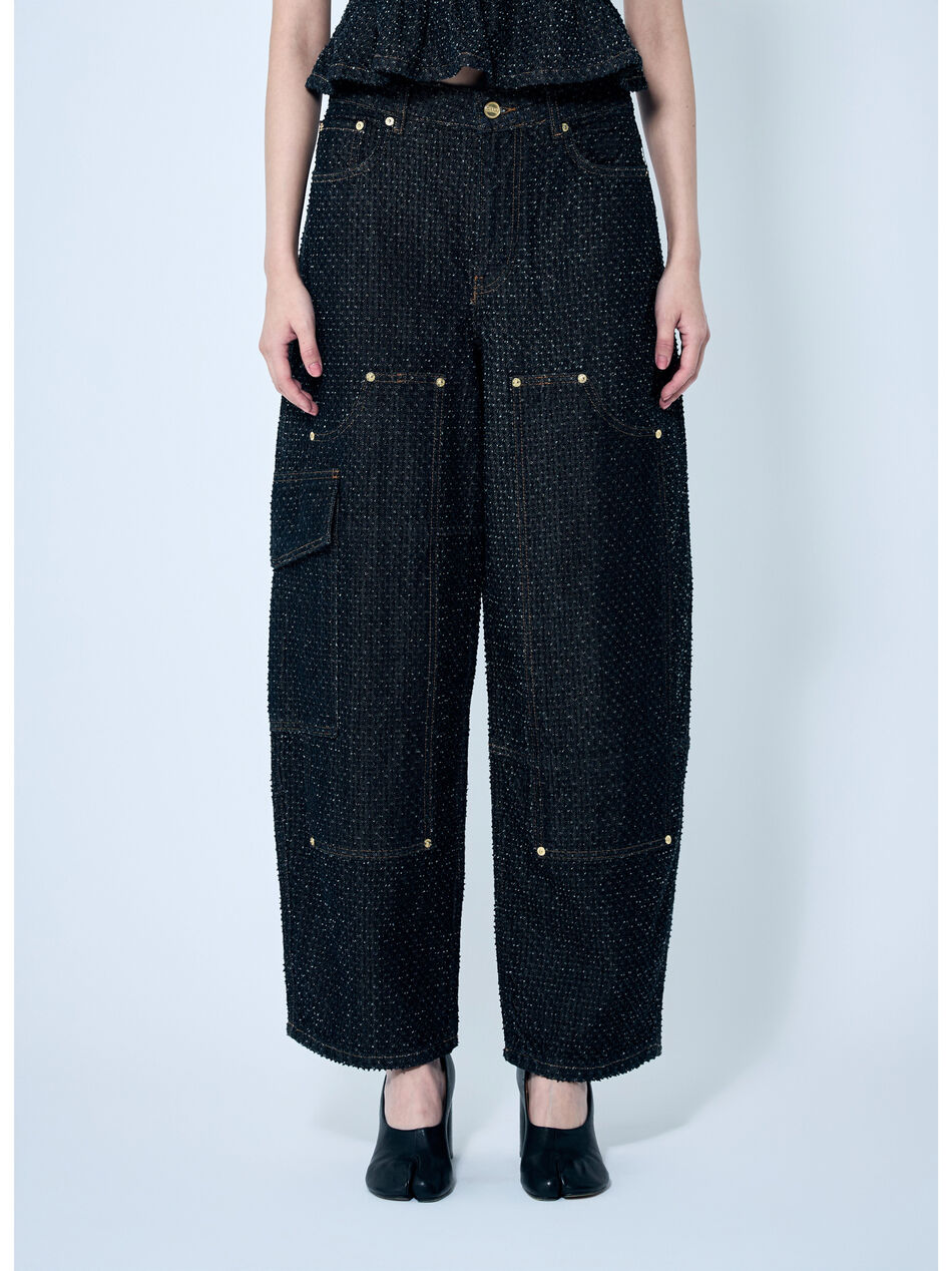 Fluffy Denim Carpenter Jeans