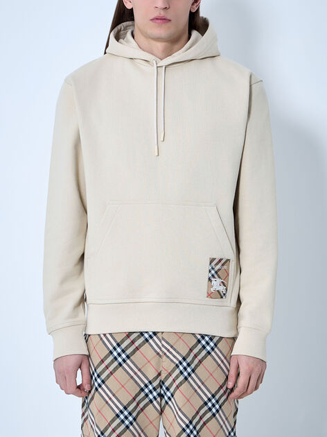 Logo Patch Hooded Sweatshirt