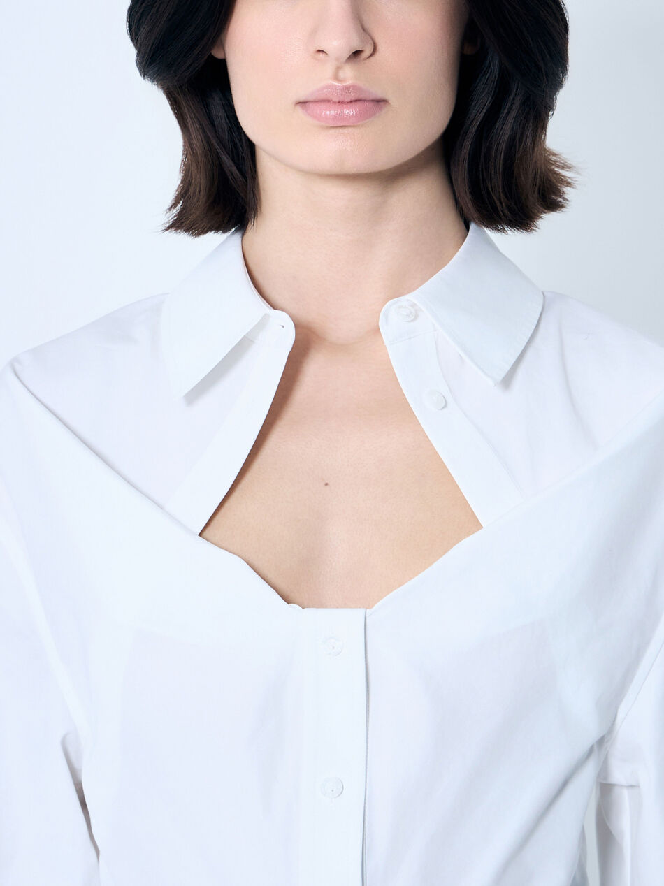 Deconstructed Button-Down Shirt