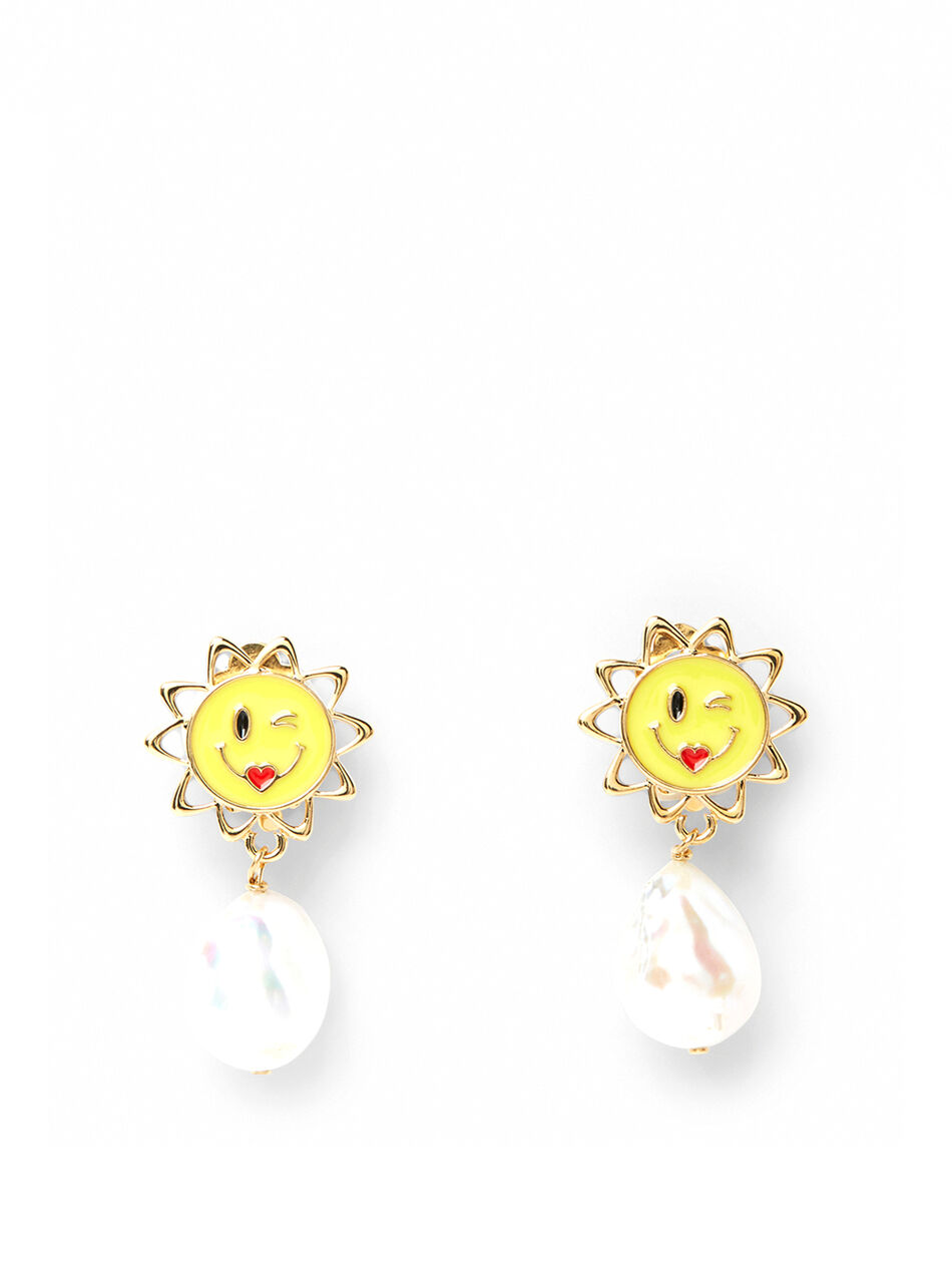 Sun Clip On Earrings