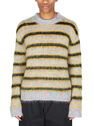 Marni Striped Crewneck Sweater  flmni0151007yel