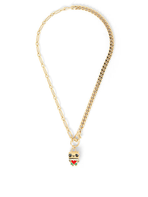 Robot 50/50 Chain Necklace