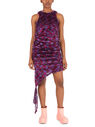 Collina Strada Lydia Dress in Deadstock Fabric Purple flcst0246004ppl