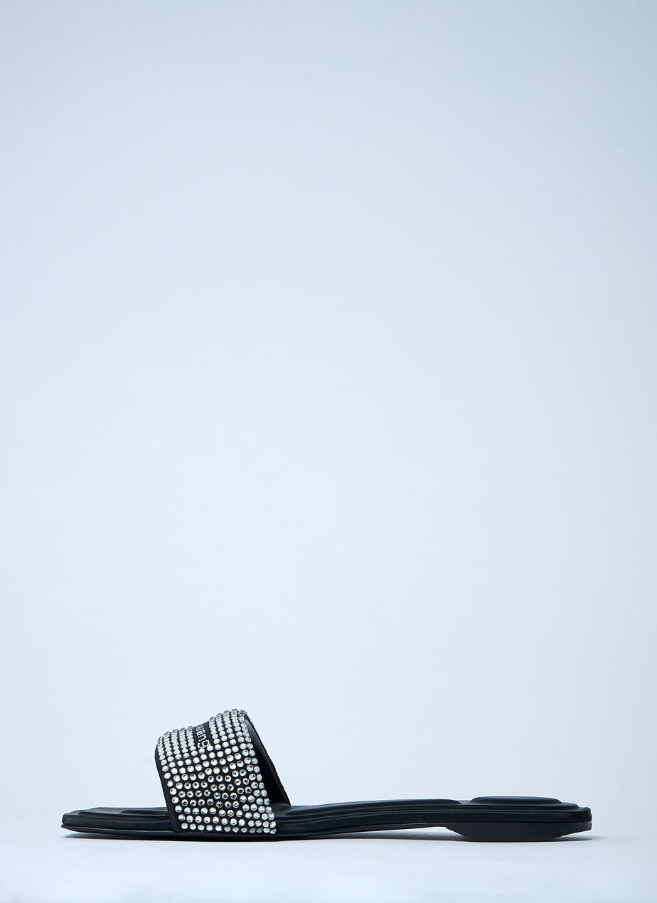 Embellished Logo Motif Slides