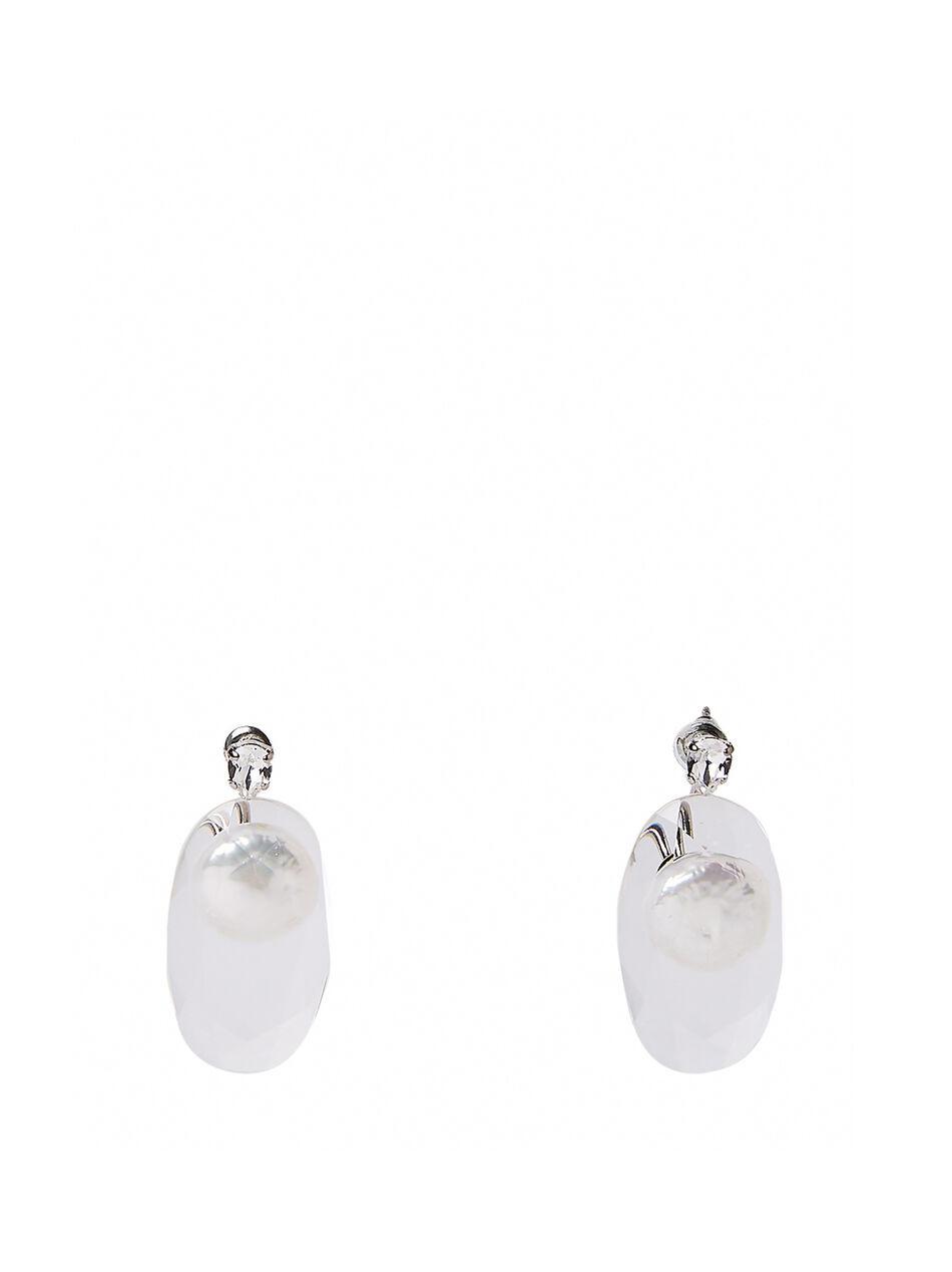 Trapped Pearl Earrings