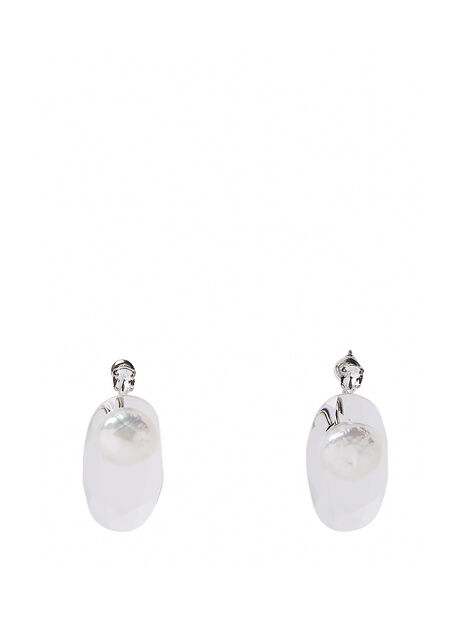 Trapped Pearl Earrings