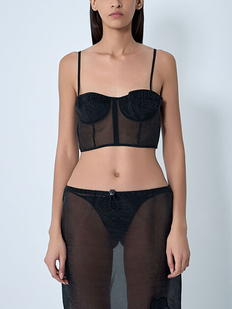 Semi-Sheer Bralet
