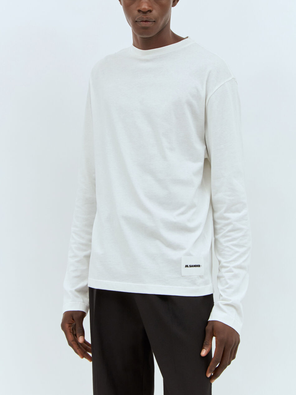 Set Of Three Logo-Patch T-Shirts