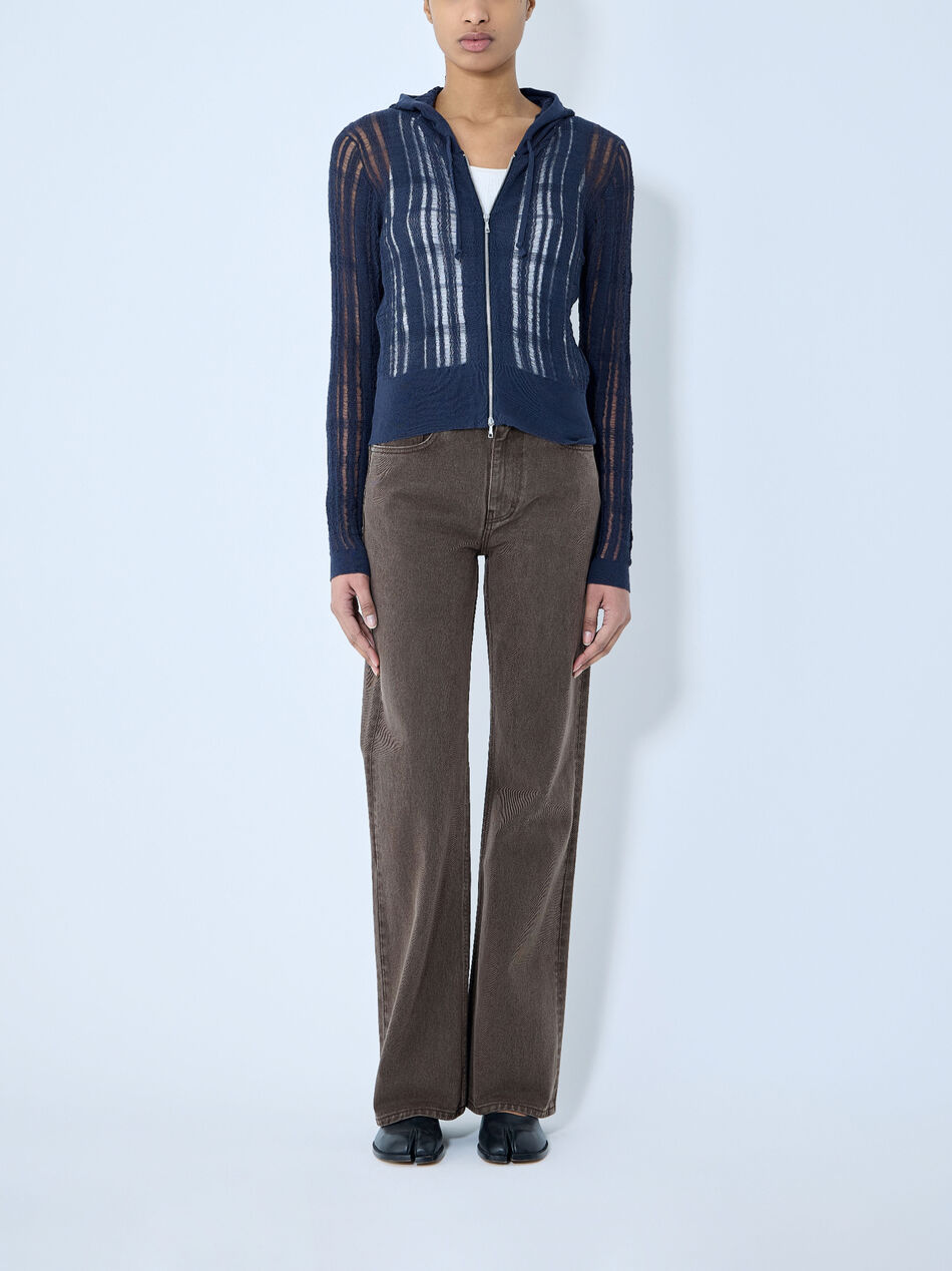 Compact Hooded Cardigan