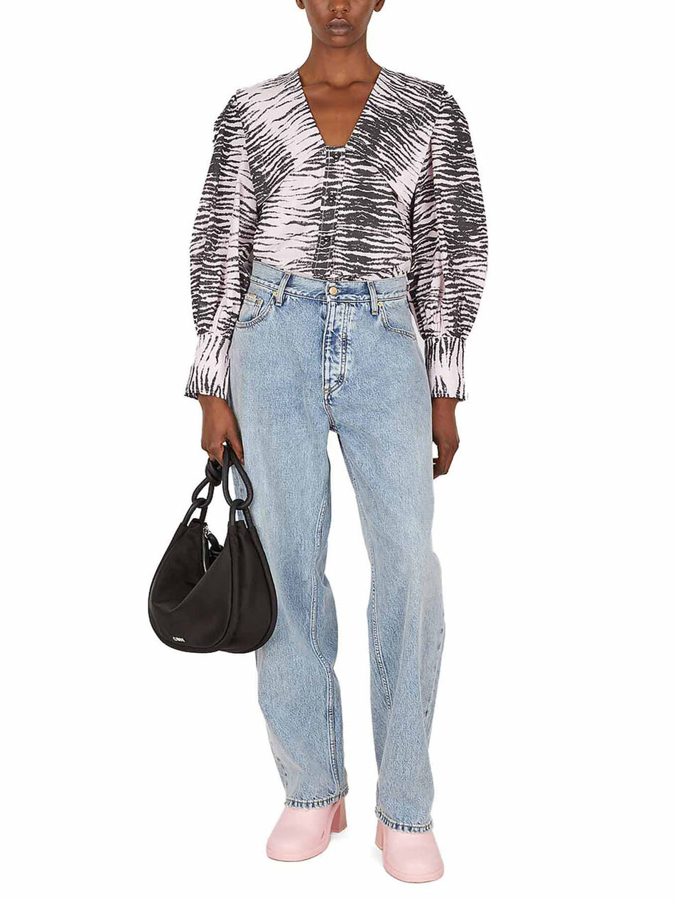 Tiger Print Shirt in Pink