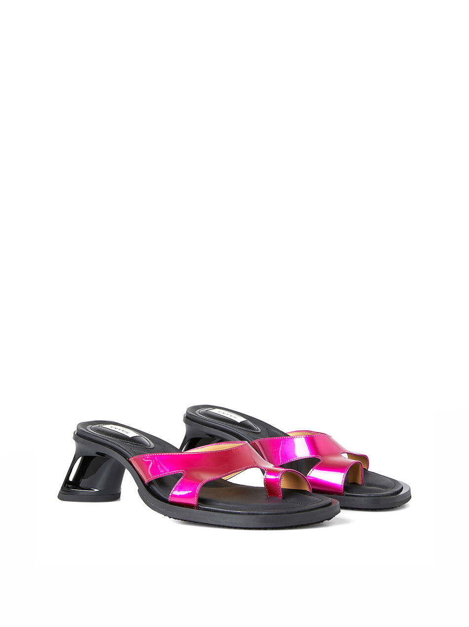 Ava Heeled Sandals in Pink