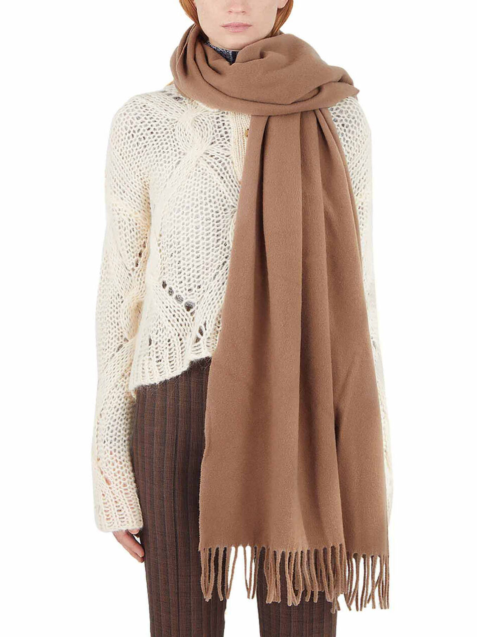 Canada Brown Wool Scarf