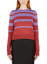Paco Rabanne Metallic Striped Sweater Red flpac0251004col