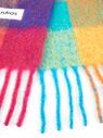 Acne Studios Logo Patch Check Scarf Multicolour flacn0250093col