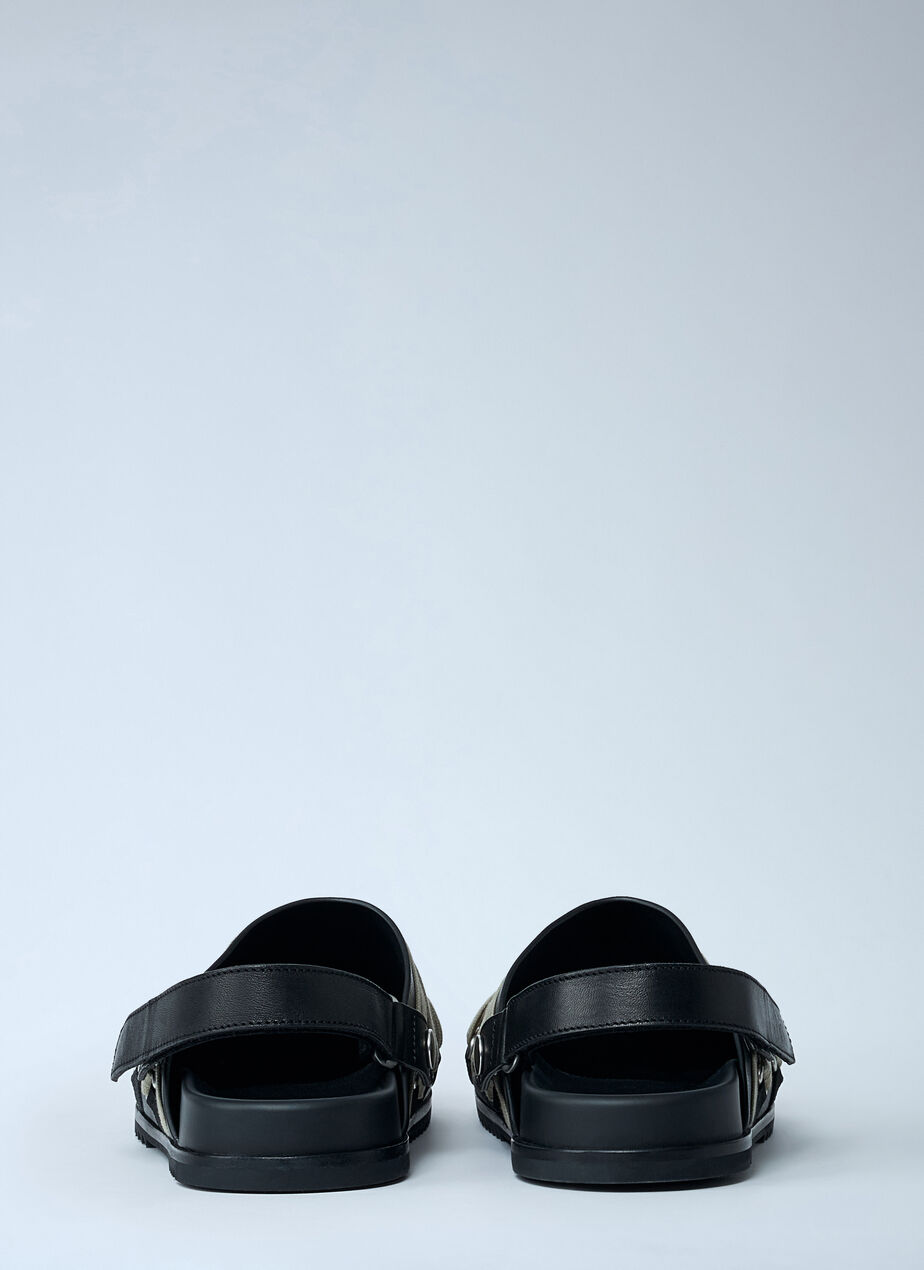 Megalace Leather Mules