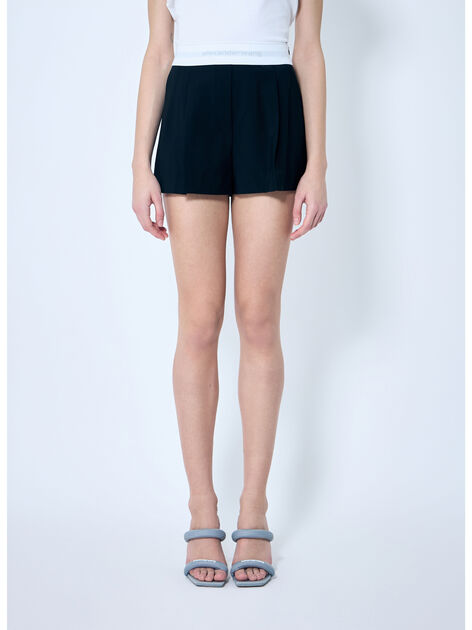 High Rise Pleated Shorts