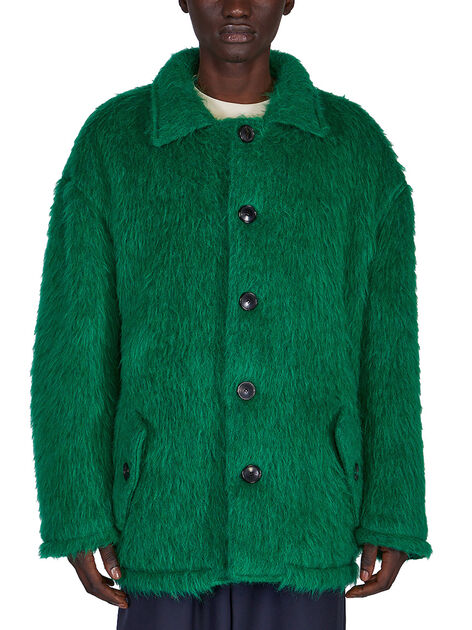 Giacca Fuzzy Faux Fur