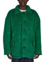 Marni Faux Fur Fuzzy Jacket  flmni0149023grn