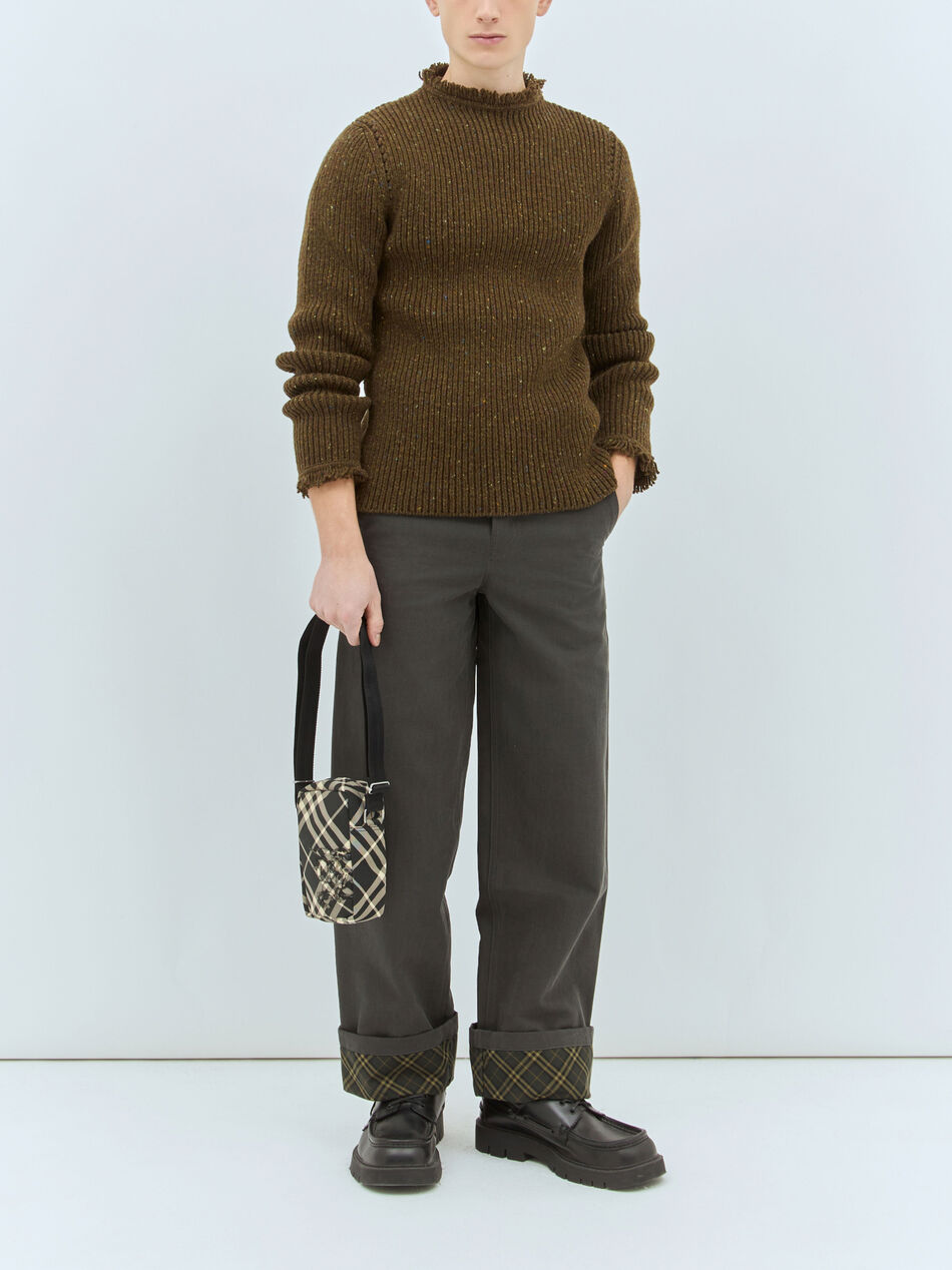 Fringed Wool Sweater