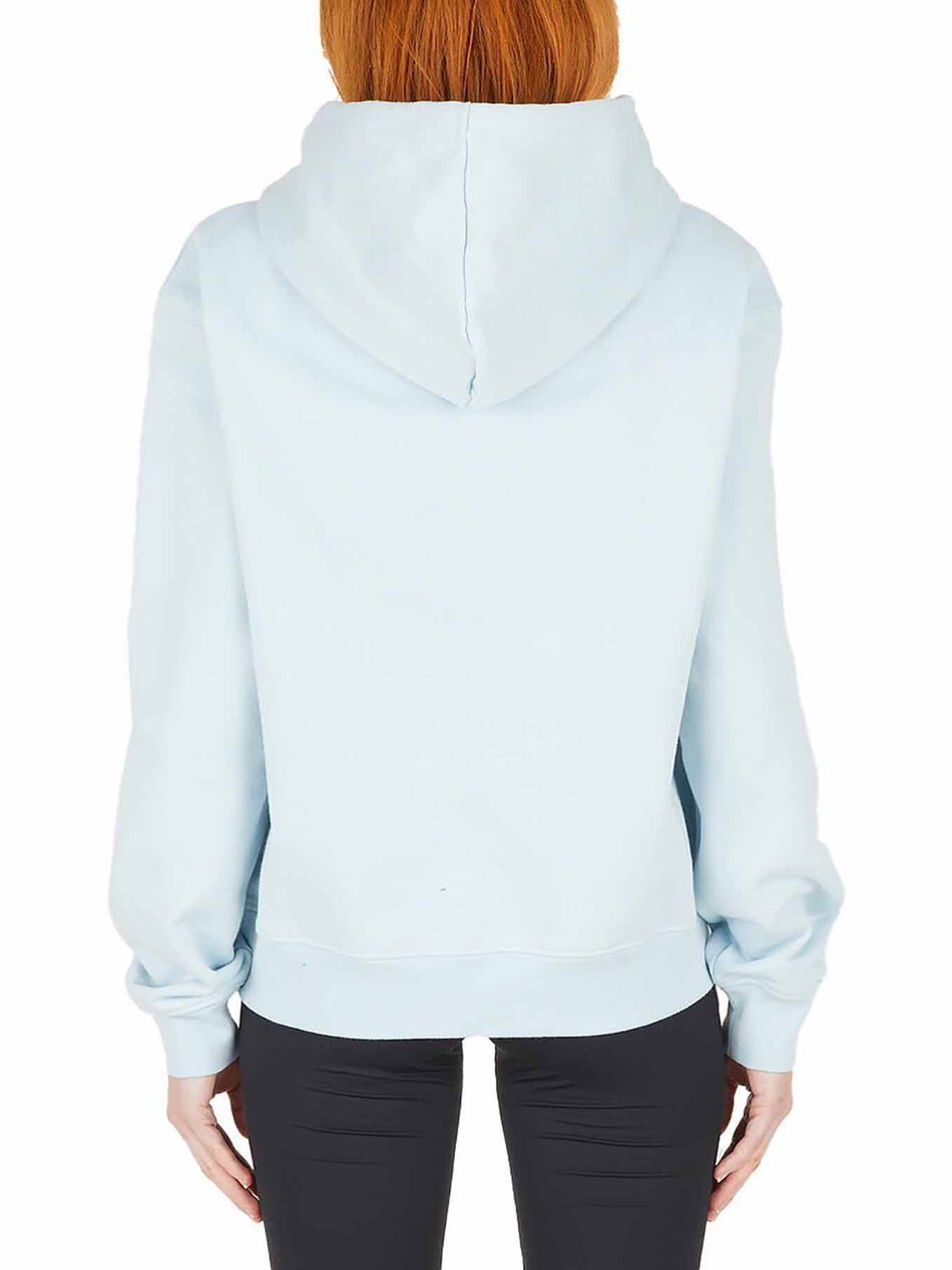 Le Brode Light Blue Hooded Sweatshirt