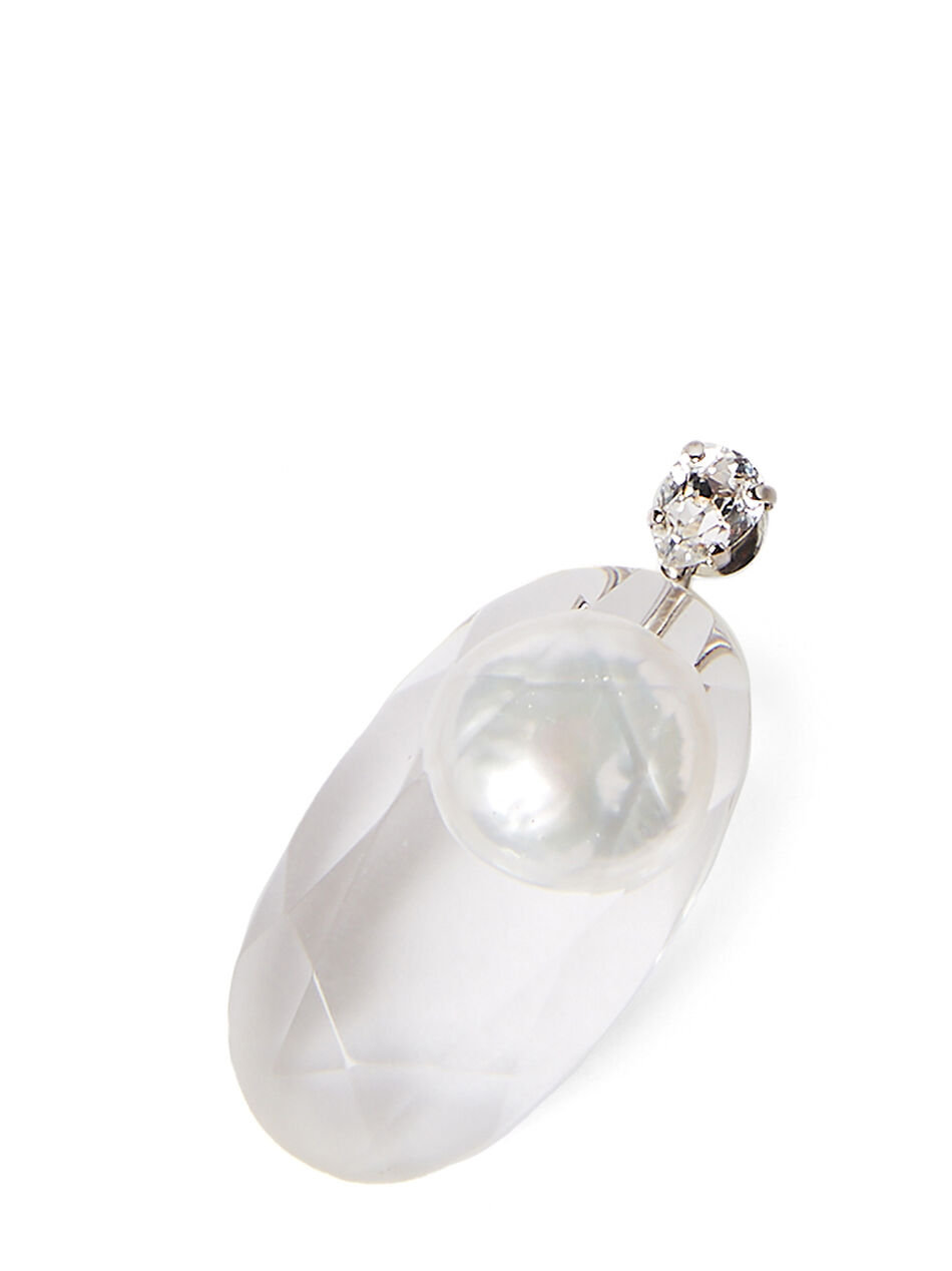 Trapped Pearl Earrings