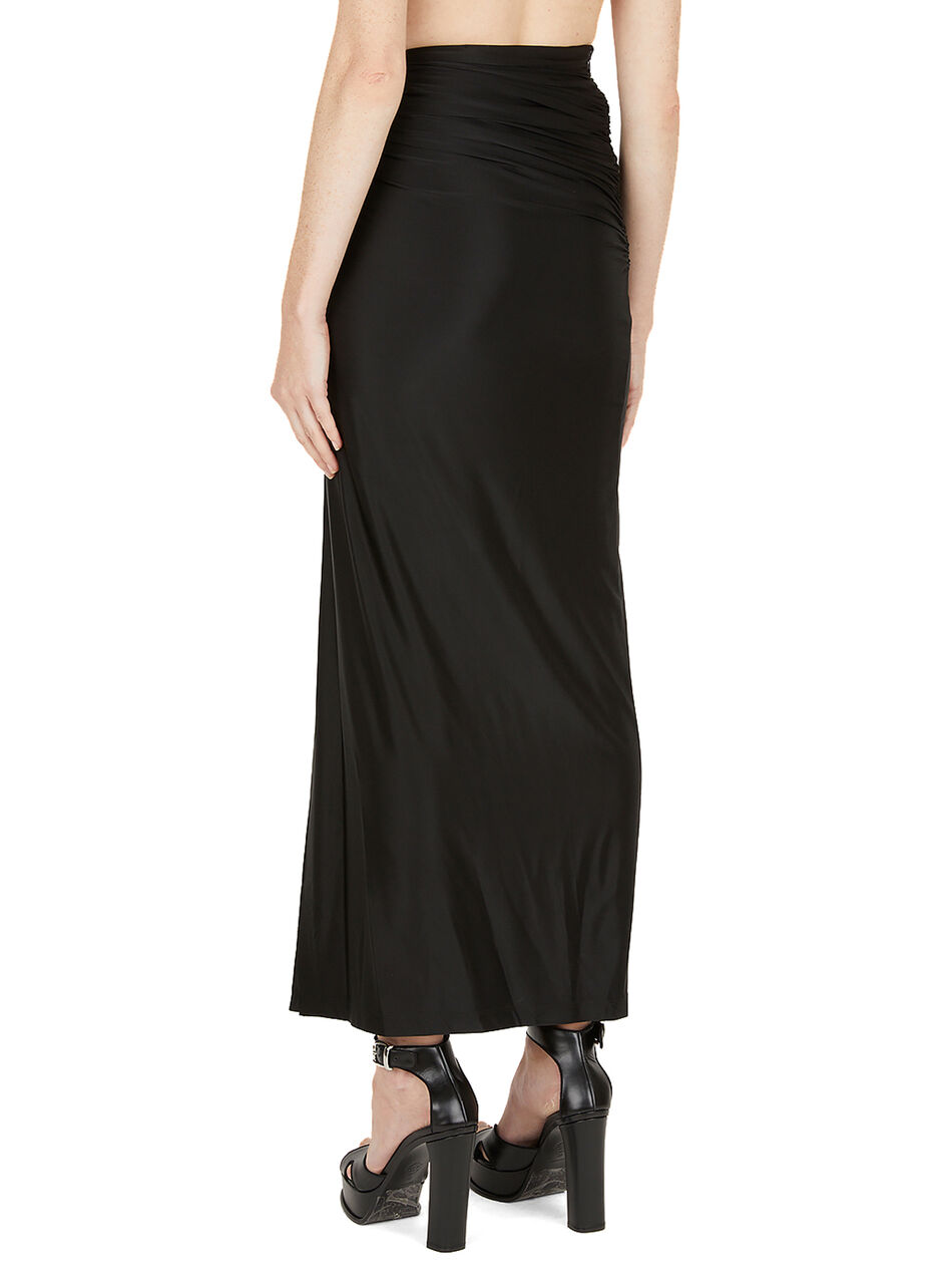 Embellished Draped Skirt