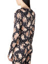 Rokh Floral Jersey Top in Black Black flrok0251001blk