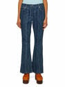 Marni Striped Flared Jeans  flmni0247012blu