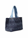 Rassvet Denim Tote Bag in Blue Blue flrsv0148027den