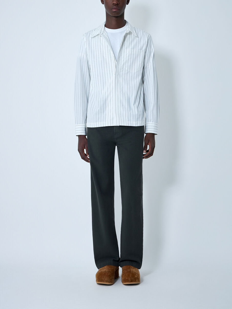 Stripe Button-Down Shirt