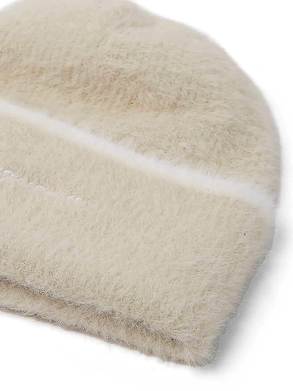 Le Bonnet Neve Beanie Hat in Beige