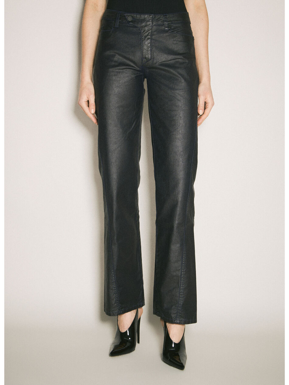Waxed Straight Leg Pants