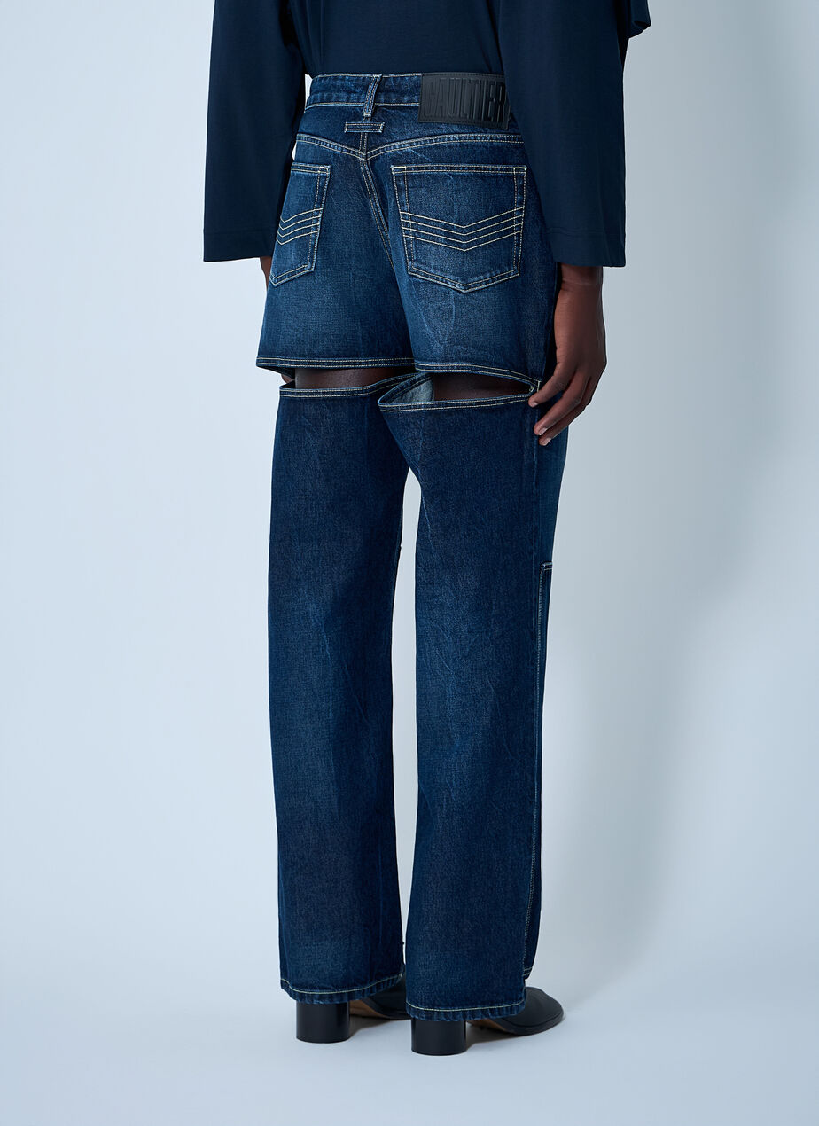 Cut-Out Jeans