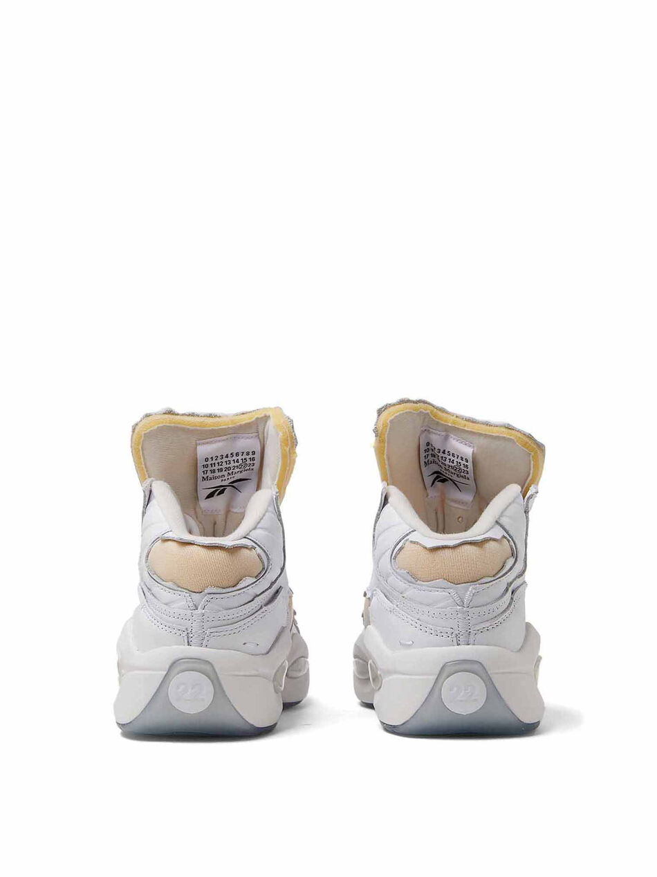 Question Mid Memory Of White Basketball Sneakers