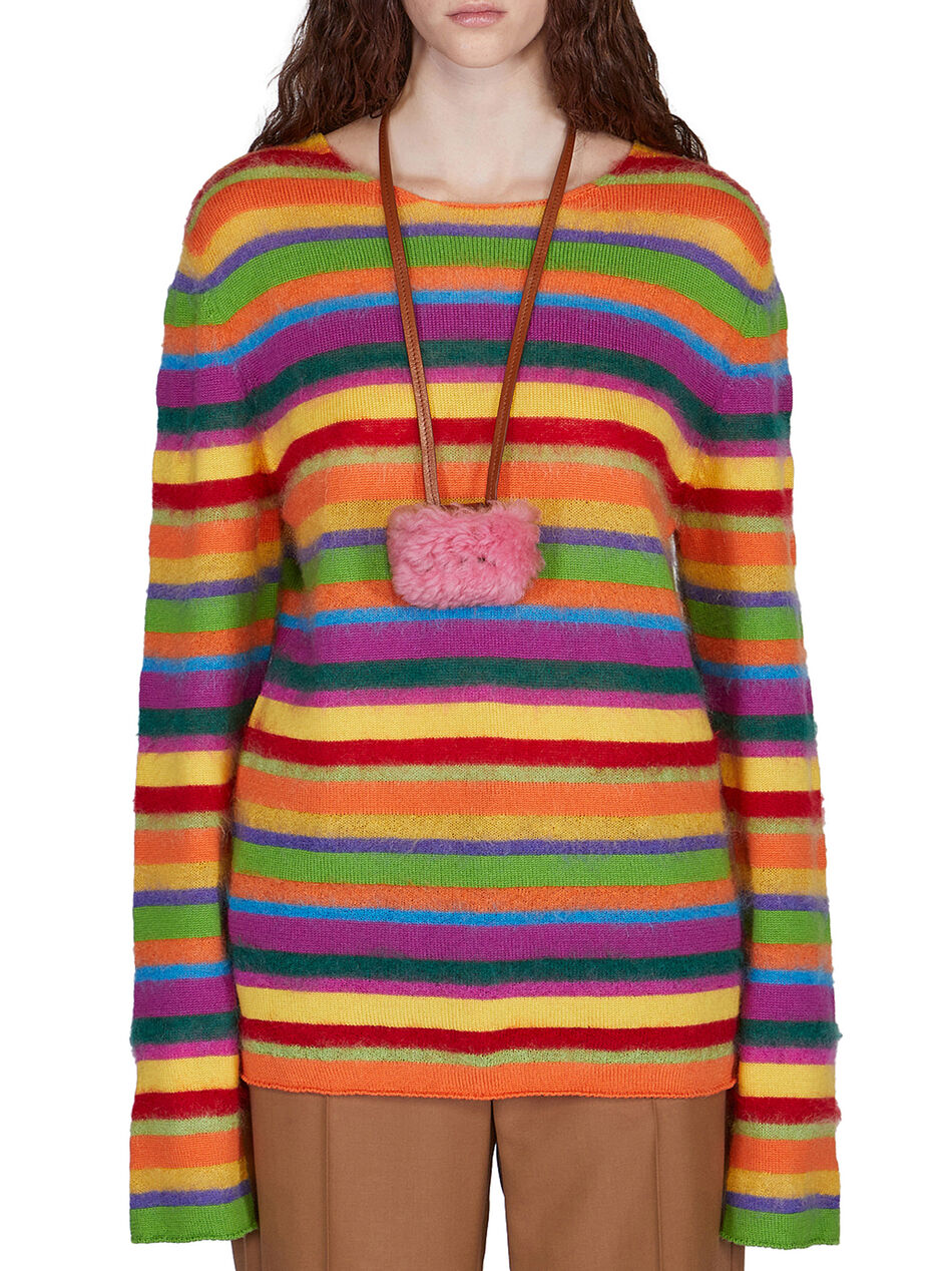 Shearling Airpod Case with Logo